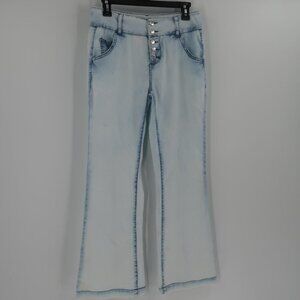 Truce Kids' Exposed Button Flare Jeans Size 16